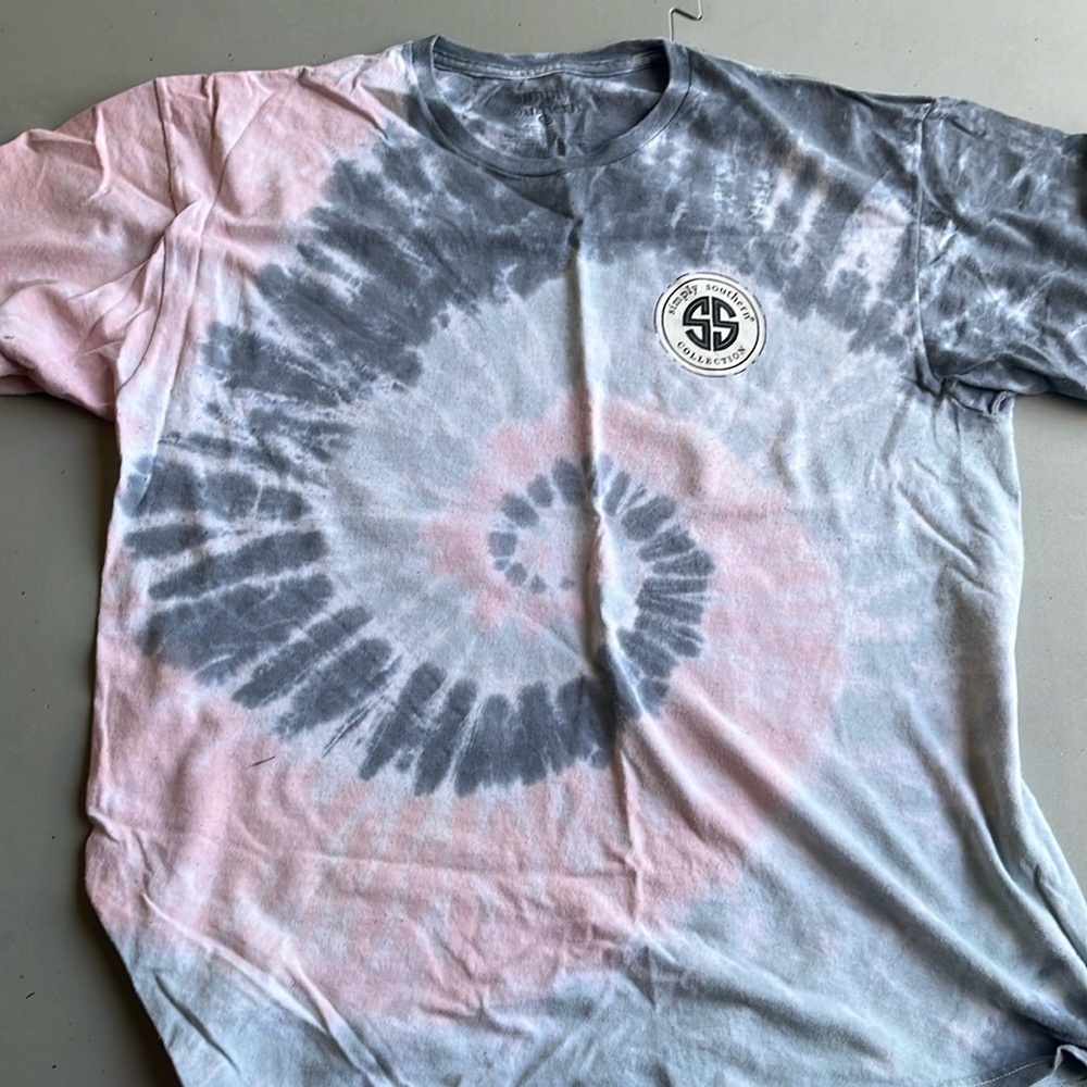 Tie dye Simply Southern T-shirt